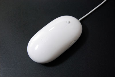 アルミボディのIntel iMac 20インチ：マウス